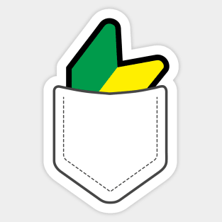 JDM Badge in Pocket Sticker